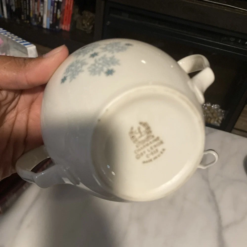 Lenox Charmaine Vintage U. S. A. Made Creamer & Sugar Bowl Vintage 7.5